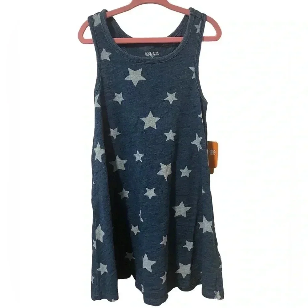 Gymboree Girl’s Star Dress ❤️🤍💙